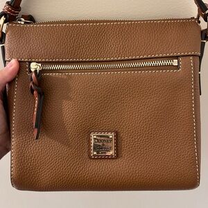 Dooney & Bourke Tan Leather Crossbody Bag